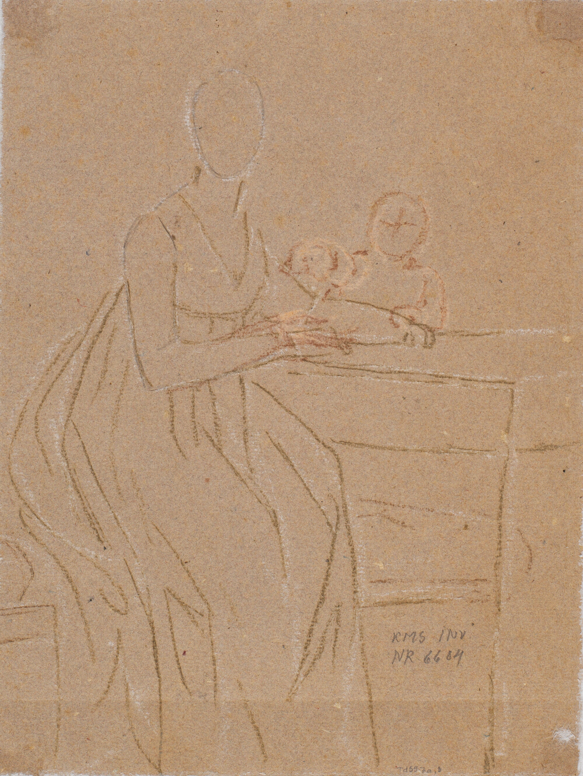 Forenklet skitse til samme komposition